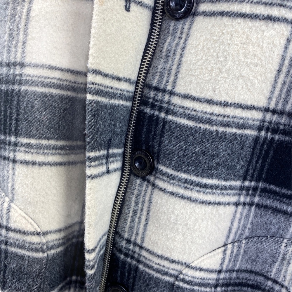 Pink by Victoria’s Secret Plaid Wool Blend Coat M - Picture 5 of 10